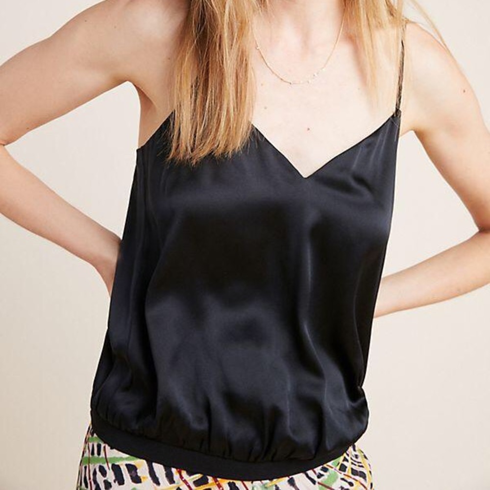 Black Silk Camisole - Cami NYC Montaine Cami NWT